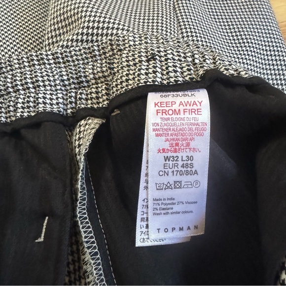 Topman Houndstooth Trouser - Picture 8 of 8